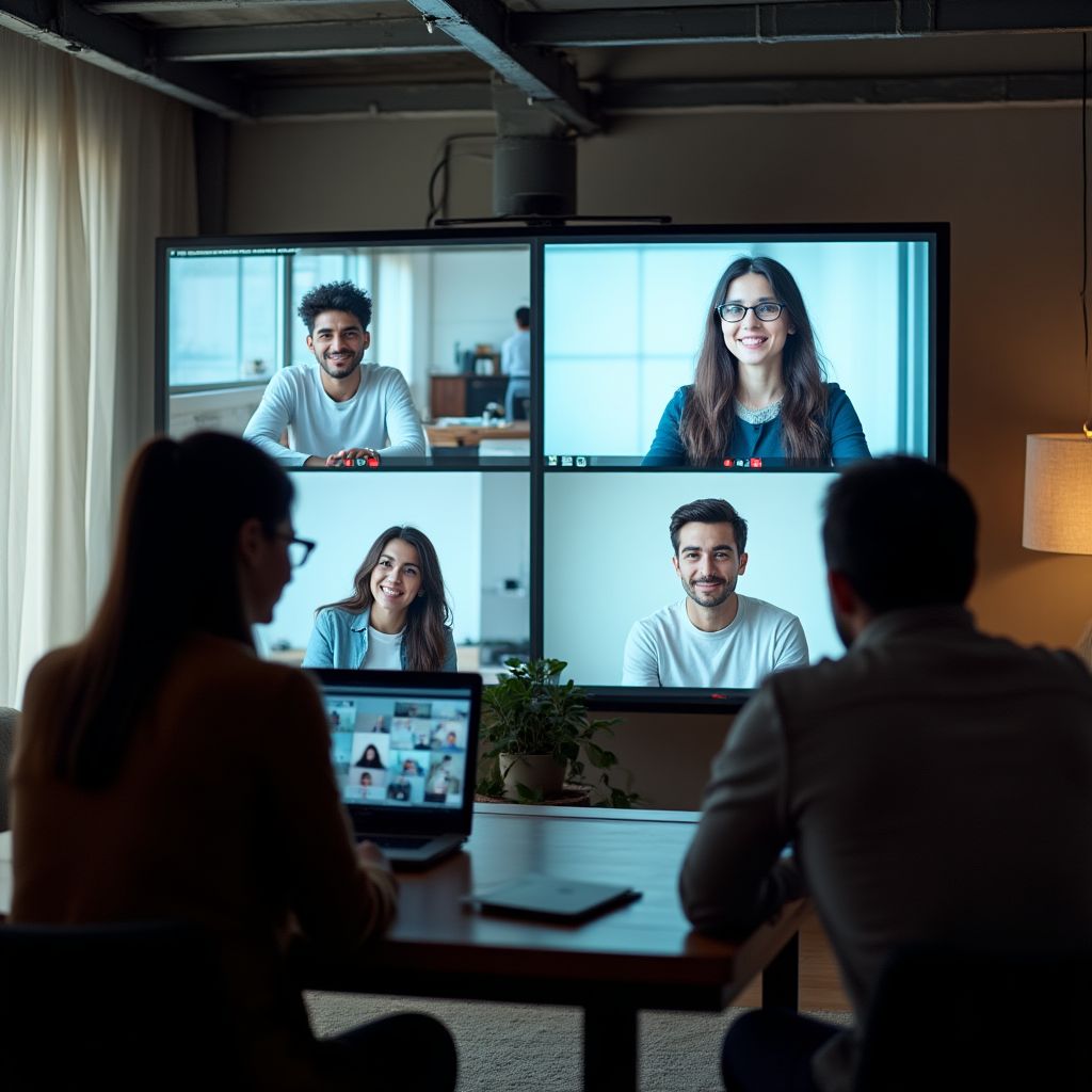 Clase virtual de francés con estudiantes argentinos